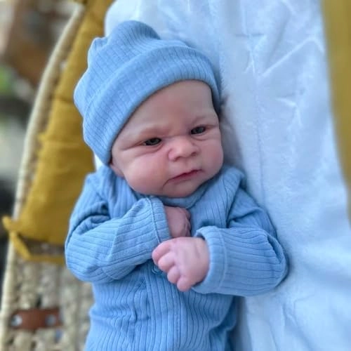 Reborn Baby Doll - 48 cm Silicone Baby Boy Ages 3+