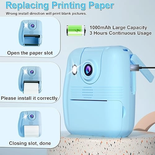 Kids Camera Instant Print