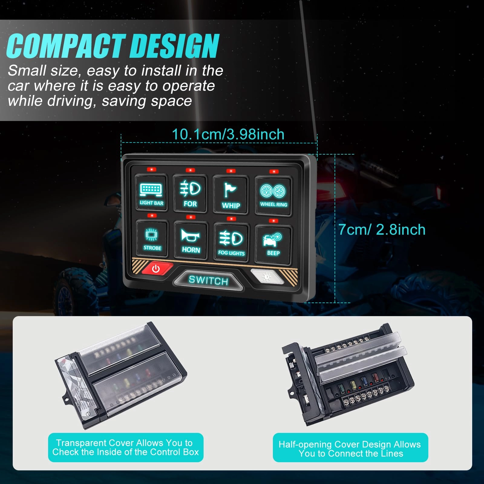 RGB Switch Panel - APP Control Bluetooth Dimmable