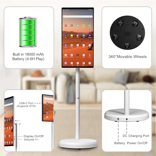 Portable Smart TV - 1080P 21.5 Inch