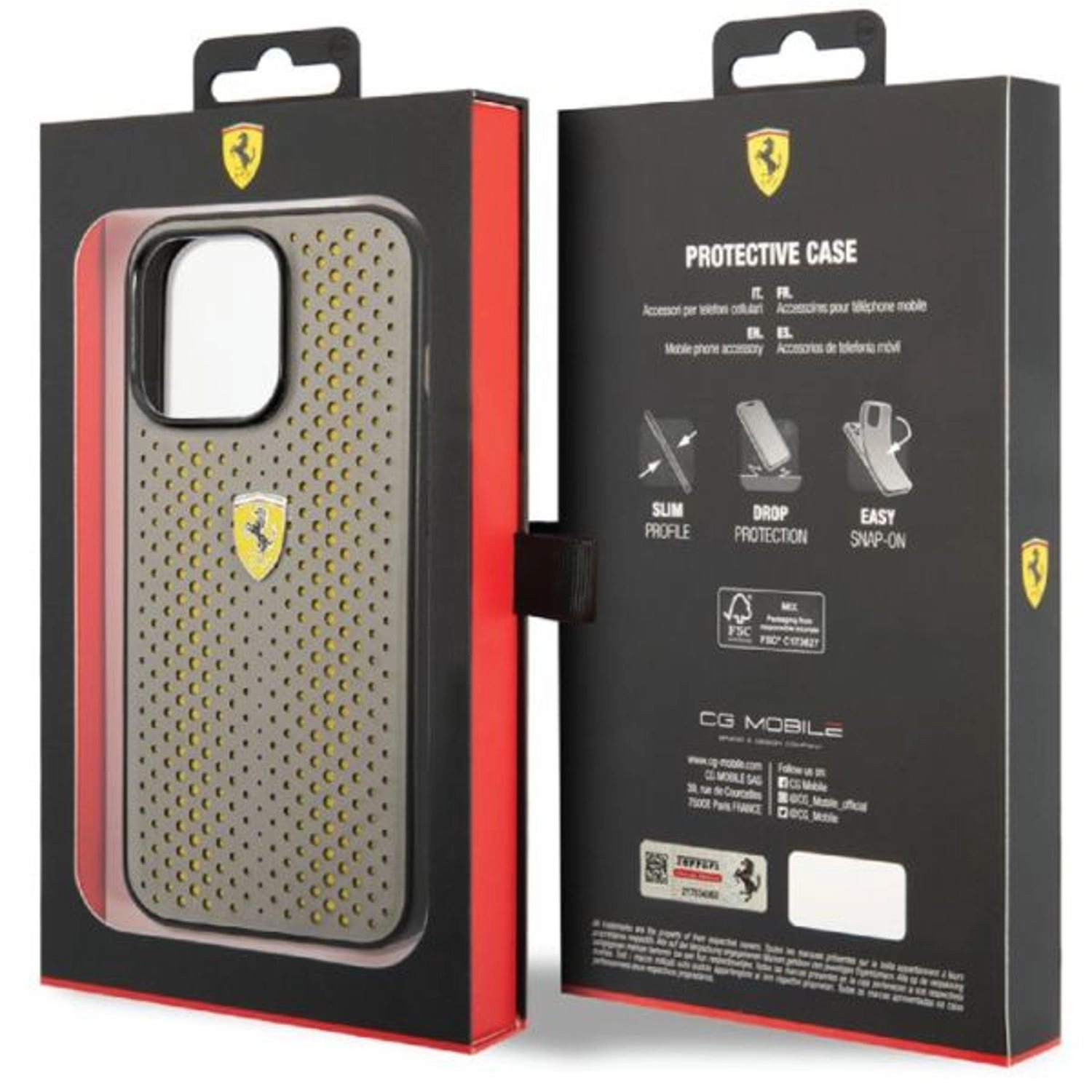 Leather Perforated Case for iPhone 14 Plus