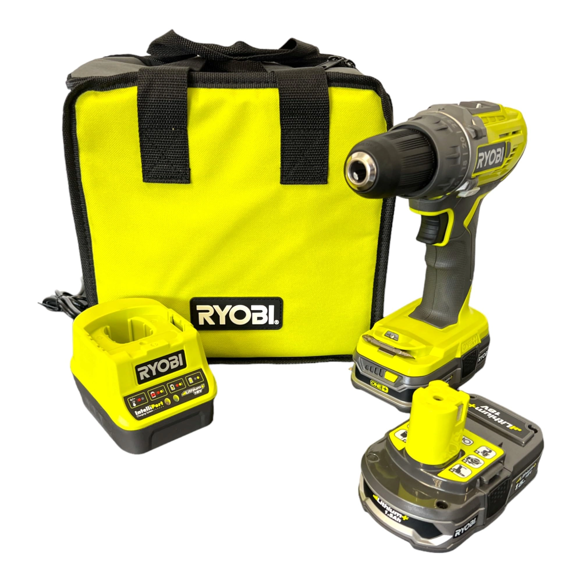 Ryobi 2-Gang Kompakt-Akku-Bohrschrauber - 1.5 Amp Hours