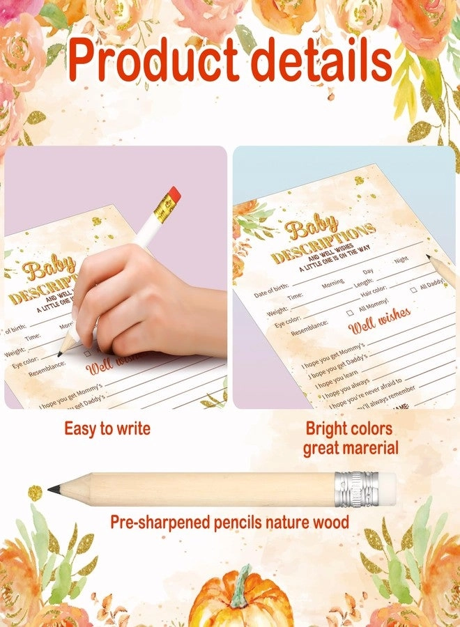 Baby Shower Games Activities Cards - 145 pieces