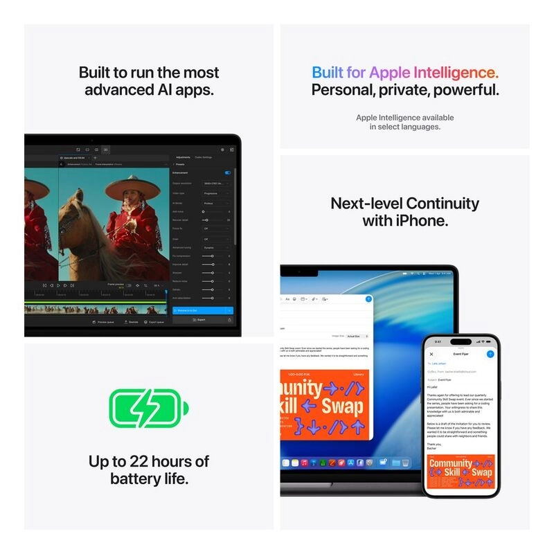 MacBook Pro MJ3E4AB/A - 14.2'' M5 Chip10-Core CPU 32GB DDR4 1TB SSD