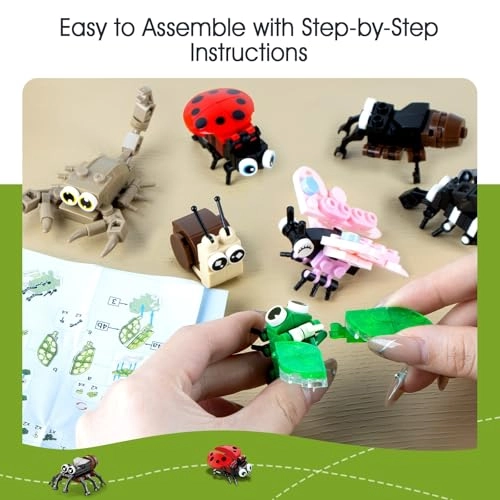 10-in-1 Create 10 Fun Critters - 10 unique critter models large dragonfly 10 pcs