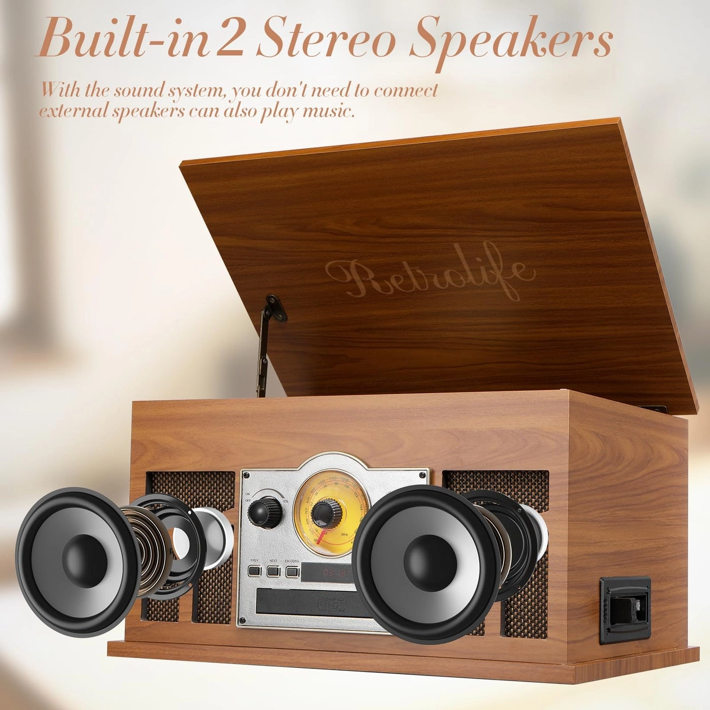 Record Player - 10-in-1 3 Speeds