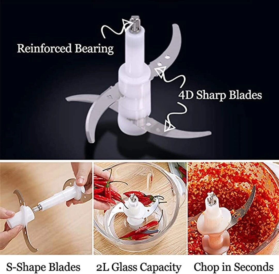 Electric Food Chopper - 2L Electric