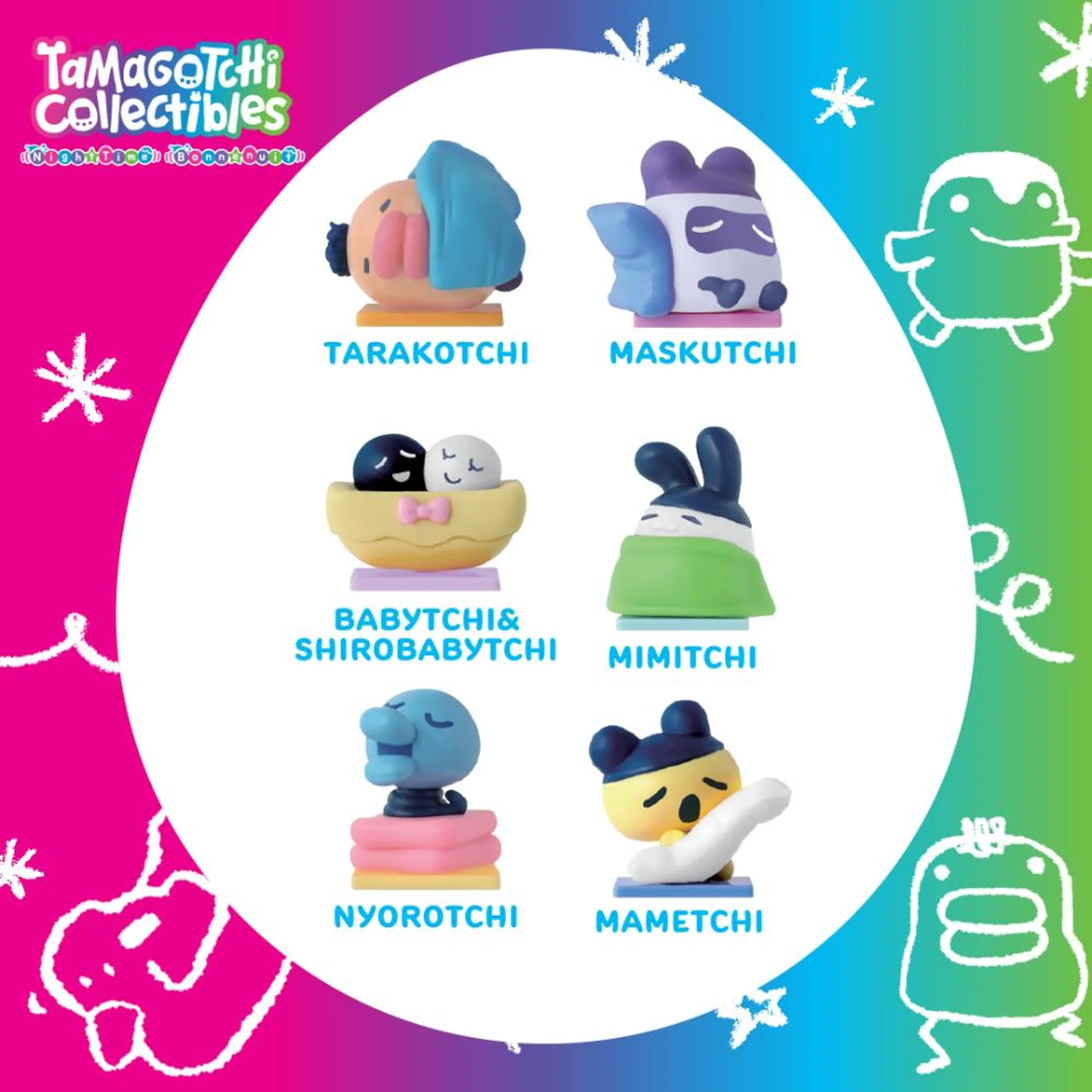 Tamagotchi Original Clip-on Case - Collectible Mini Figure Blind-pack 1pc