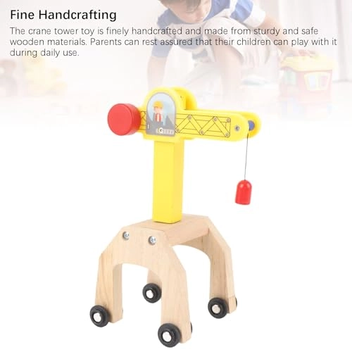 Wooden Crane Toy - 8 pcs