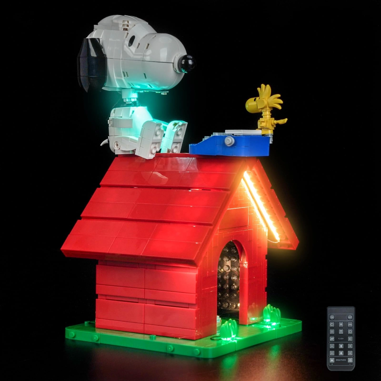 LocoLee Light kit Compatible with Lego 21368 Peanuts: Snoopy's Doghouse - Movie