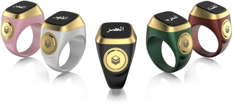 Smart Tasbih Zikr Ring - OLED display Waterproof 22mm