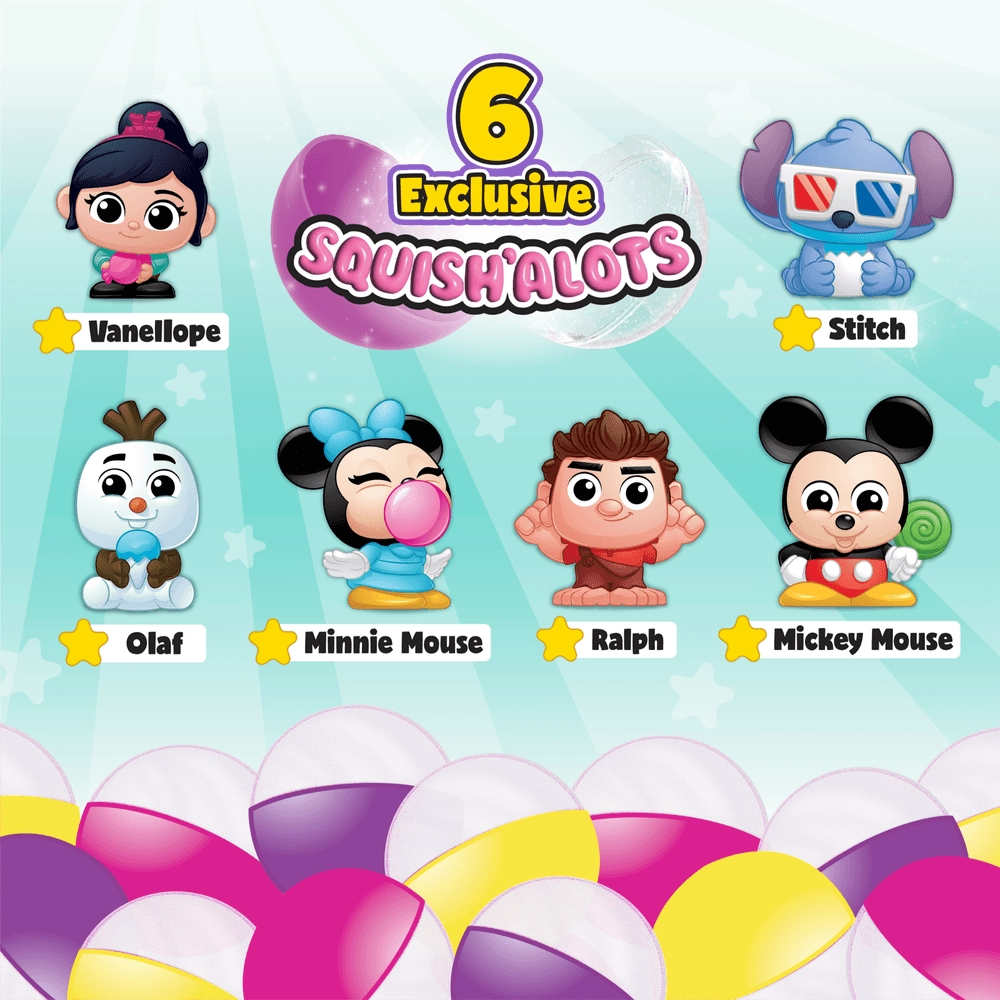 Doorables Squish'alots Squish Machine (29464294-44744) 6 pcs