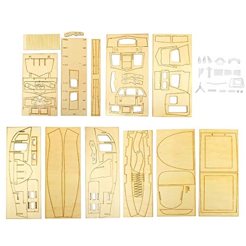 Wooden Sailing Boats Model - 1:18 DIY Assembly