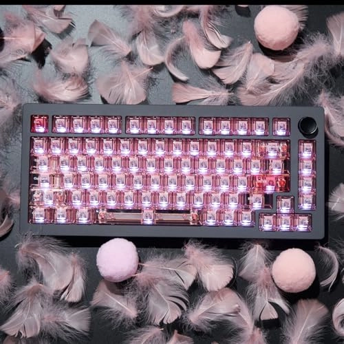 Green Crystal Transparent Key Cap Set - Wireless