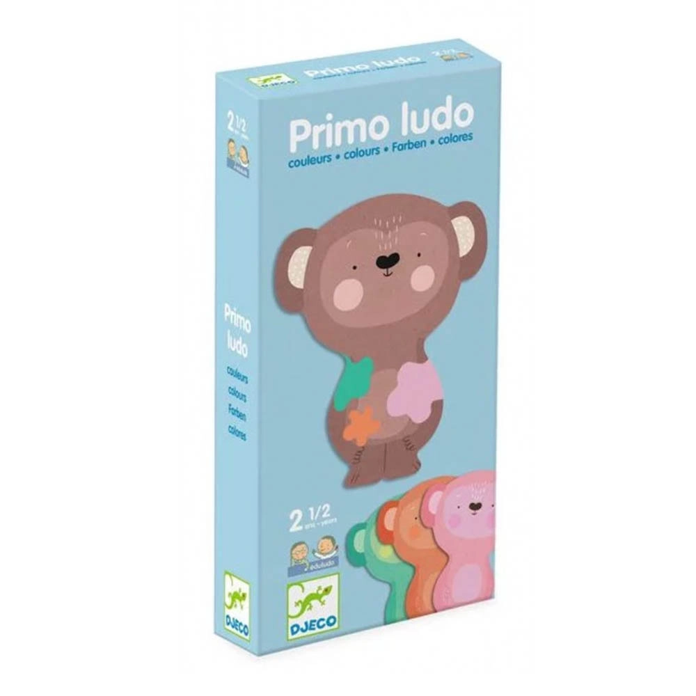 DJECO Edu Ludo Colours Game - Suitable for 2.5 years and above 9 pieces