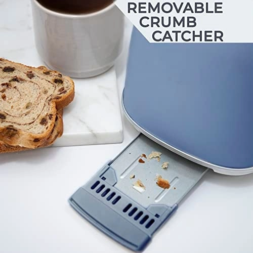 Retro Rounded Bread Toaster - 2 Slice