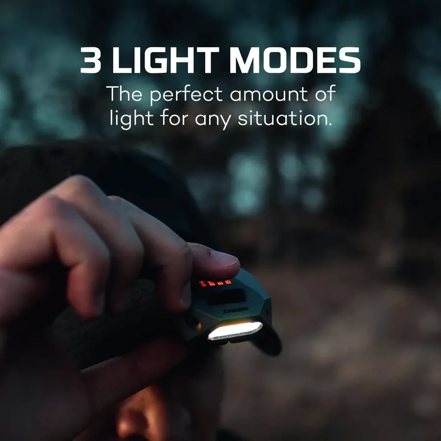 Einstein Cap Light - Rechargeable 50lm