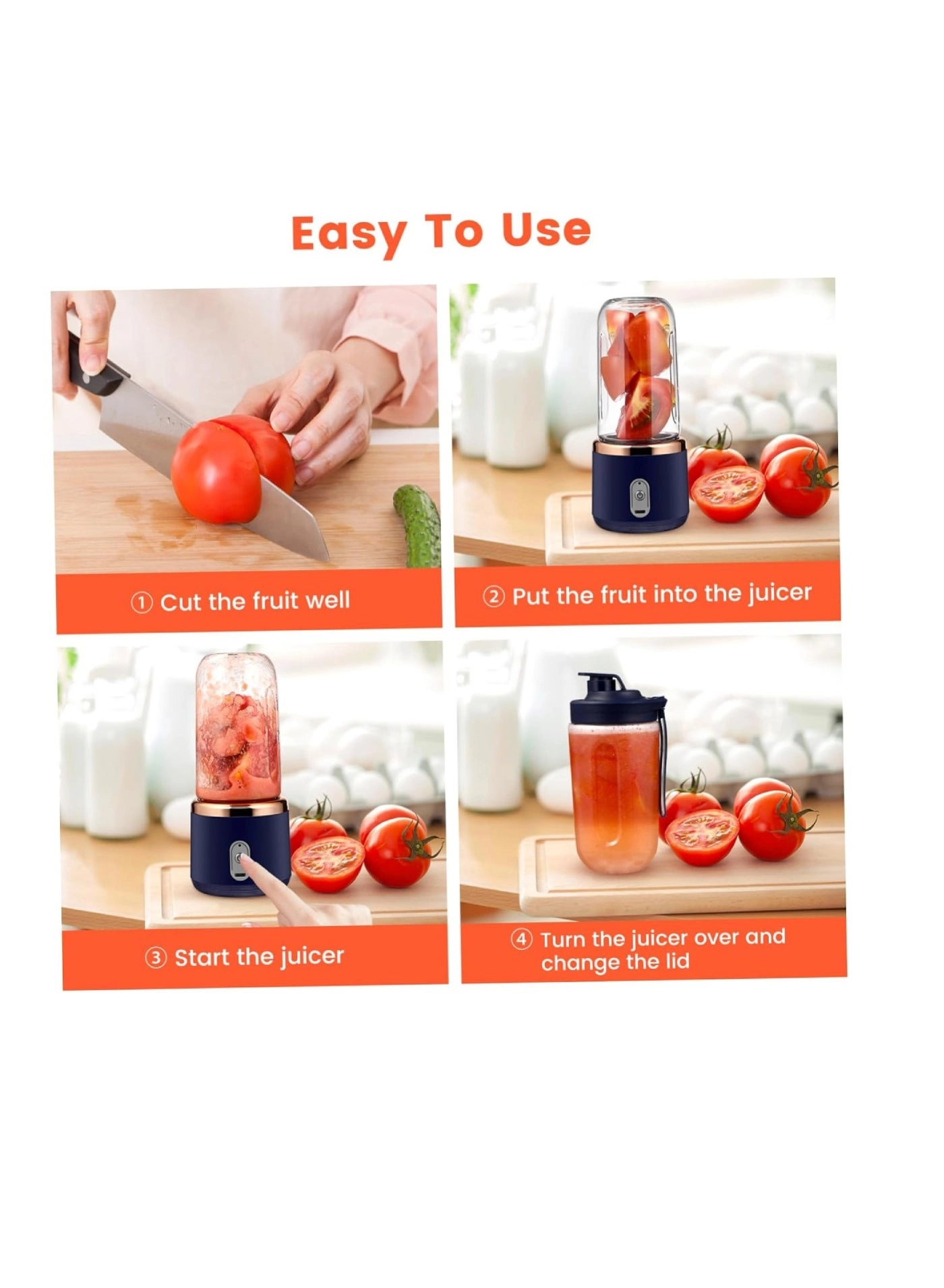 Mini Electric Juicer - 300ML