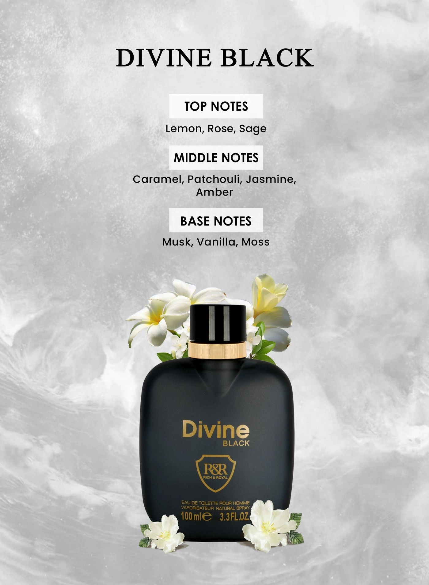 DIVINE BLACK Eau de Toilette 100 ml