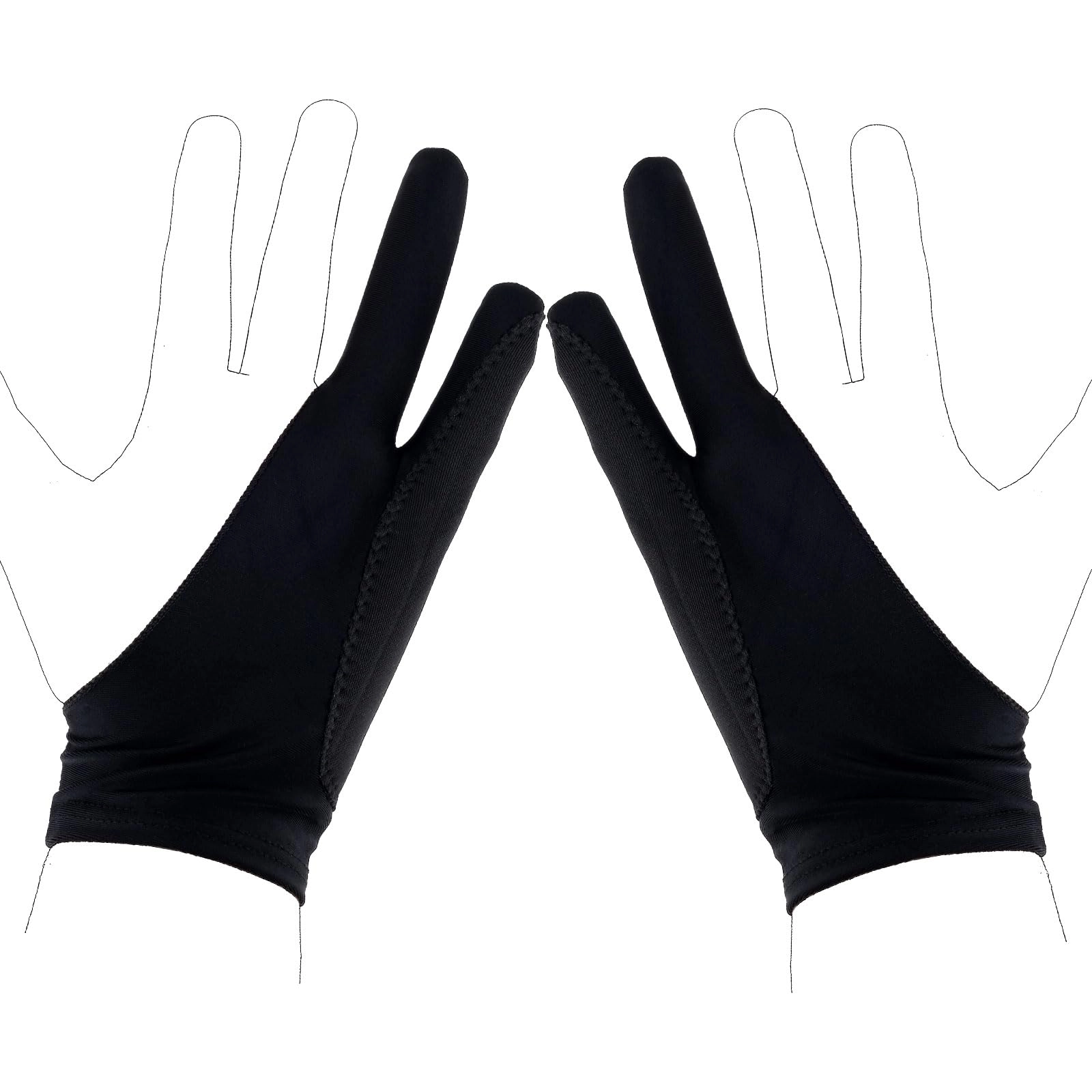BOXOB Two-Finger Artist Glove