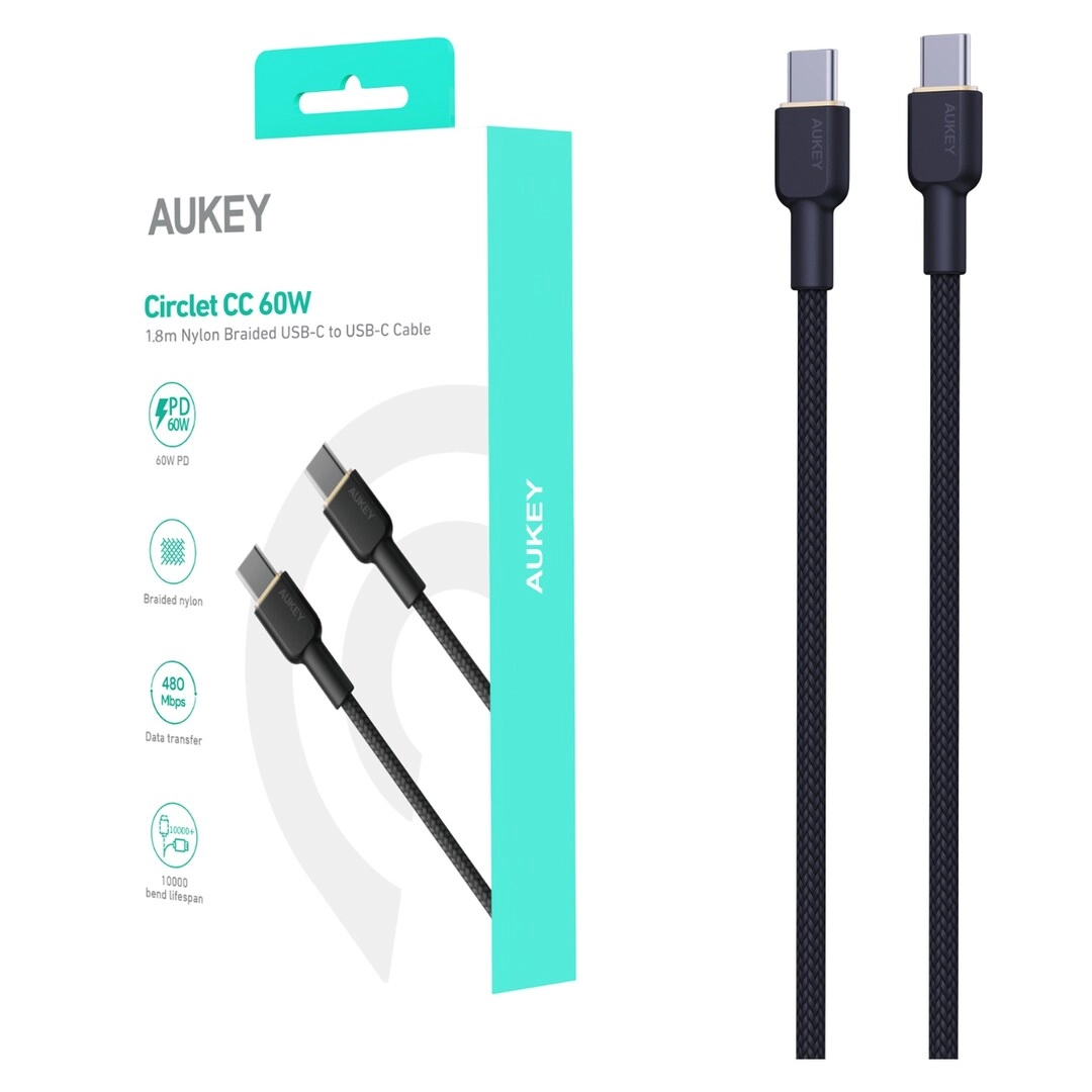 Circlet Blink Cable 240W USB-C to USB-C 1.8m Braided