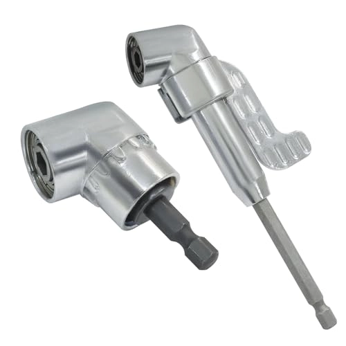 Right Angle Drill Attachment - 140mm 60mm 1/4-inch Pack
