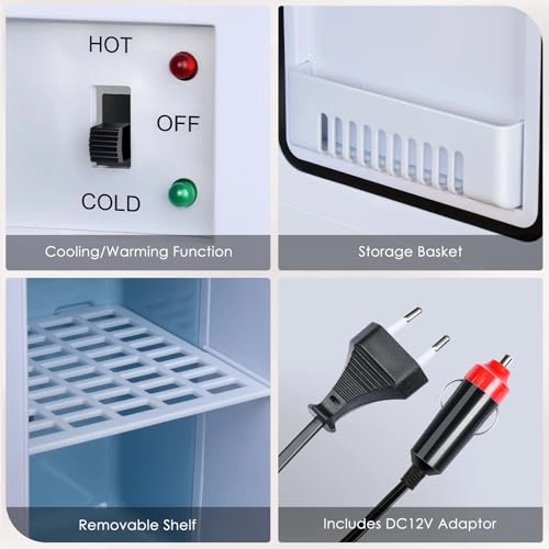 Mini Freestanding Refrigerator - Thermoelectric 2-in-1