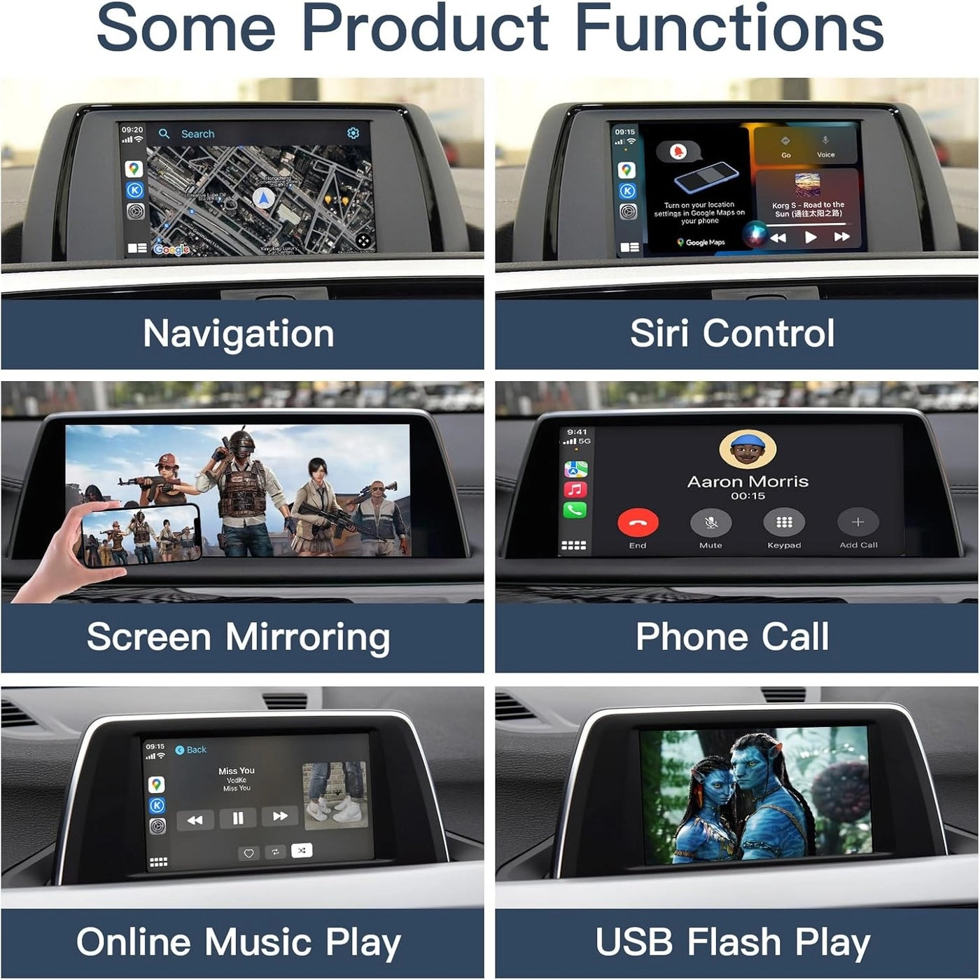 Wireless Carplay/Android Car Modification Module - BMW NBT compatible 2012-2016 Mirrorlink