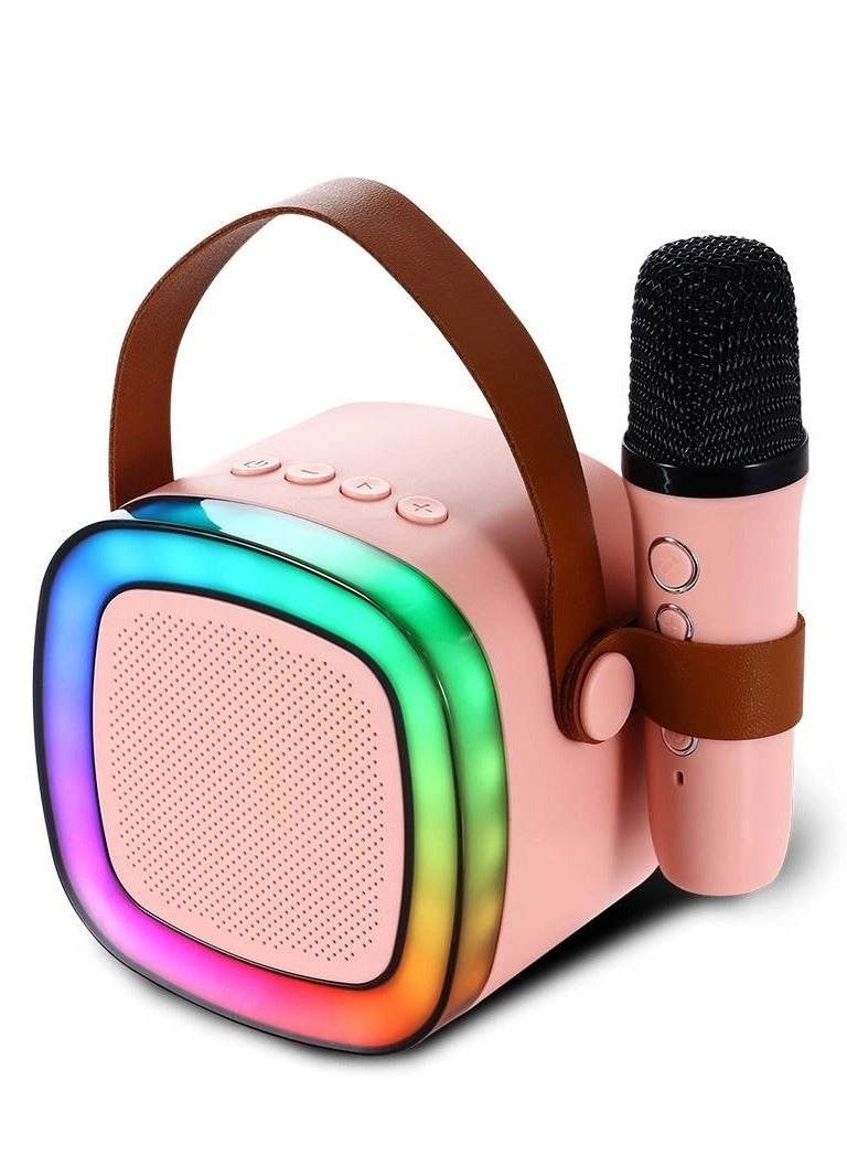 Microdigit MD673PS - Bluetooth Cordless Microphone LED pink
