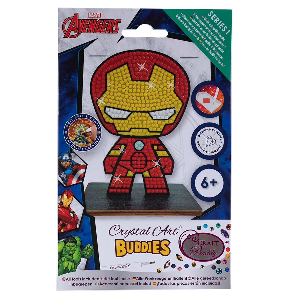 Ironman Crystal Art Buddy - 11.3 x 8.4cm