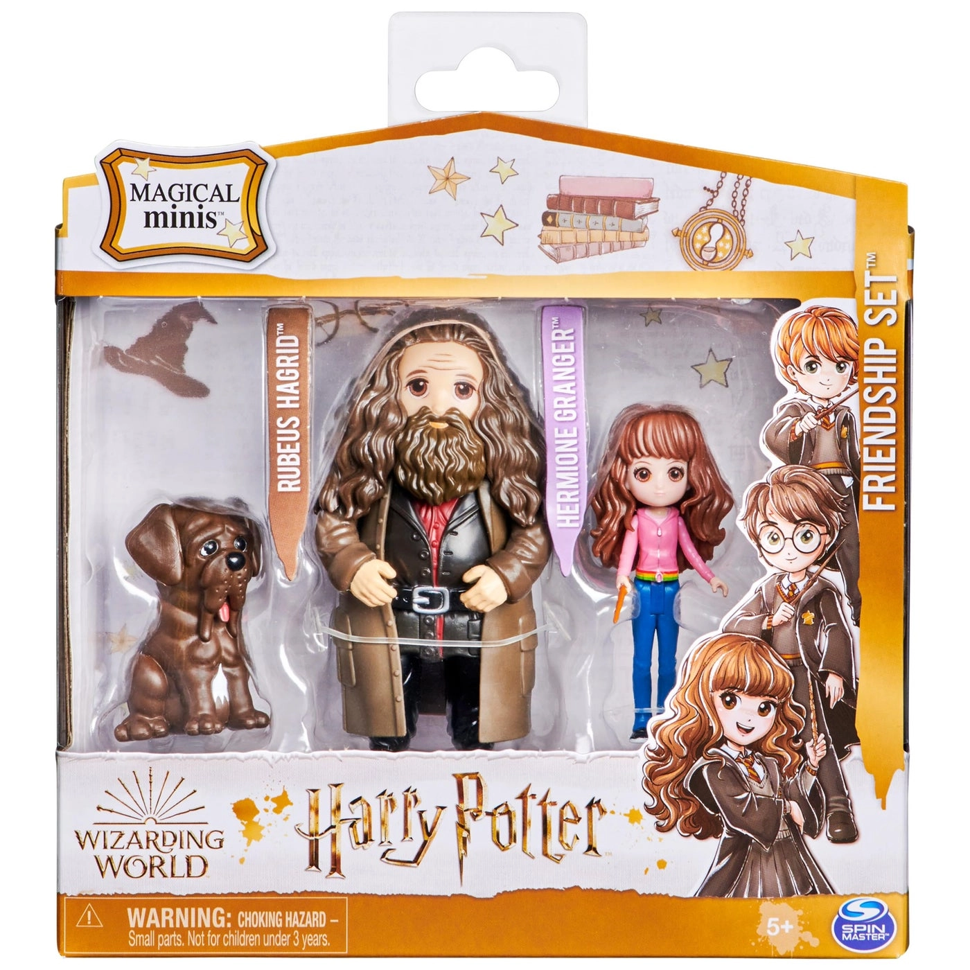 Harry Potter - Hermione + Rubeus Hagrid + Fang 3 pcs