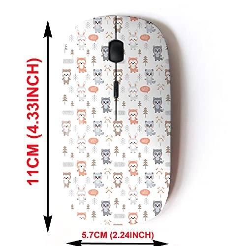 2.4G Cute Pattern Mouse - USB