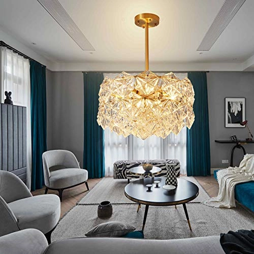 Full Copper Light Luxury Crystal Chandelier