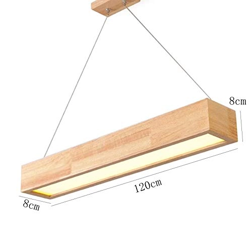 Simple Modern Log Style Chandeliers - Dimmable