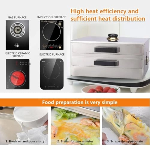 Rice Noodle Rolls Steamer