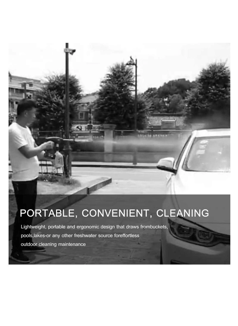 Cordless Portable Washer - 48V 200W 30Bar