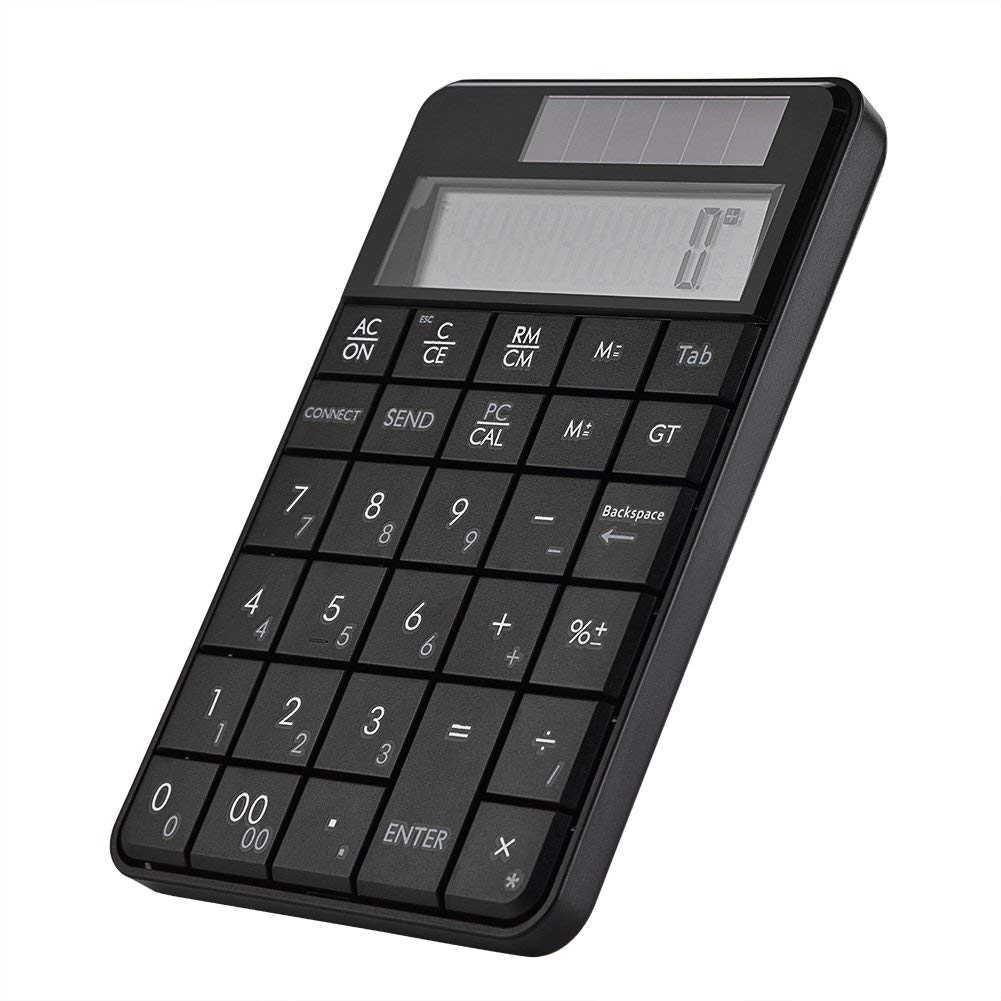 Vbestlife Mini 2.4G USB Wireless Numeric Keypad - 29 Keys Calculator