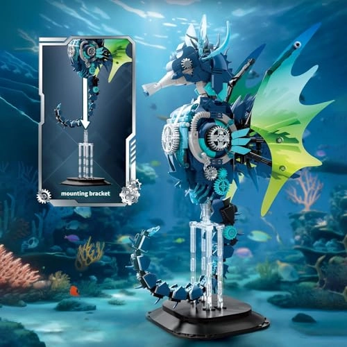 Mechanical Seahorse (7011) - Steampunk Moveable Parts