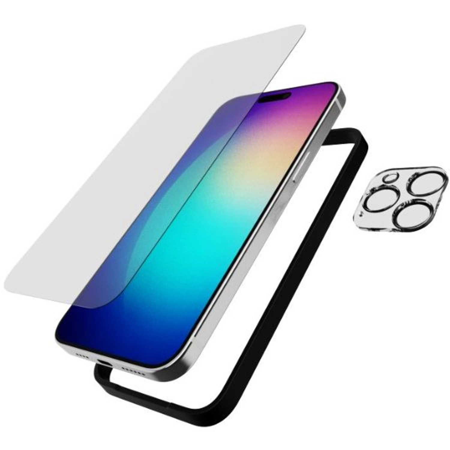 Impact Screen And Lens Protector - iPhone 15 Pro Max Clear