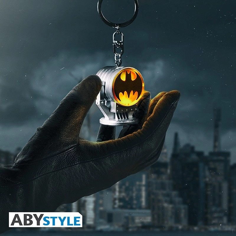 Keychain 3D Premium Bat-Signal - Dc Comics