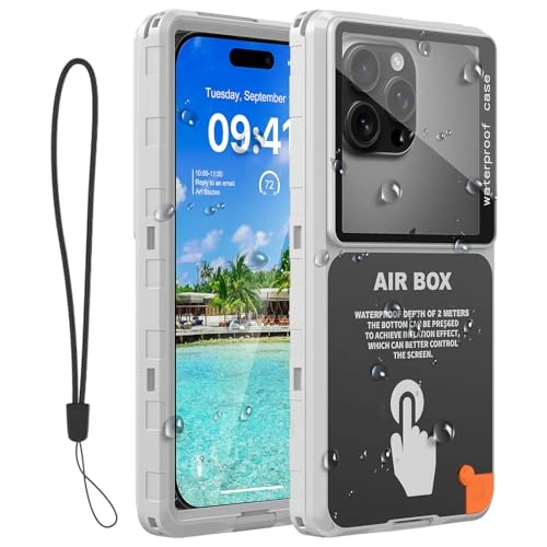 Waterproof Case - Thermoplastic Polyurethane for iPhone 15/14/13/12 Pro Max, Samsung S24/S23 Ultra