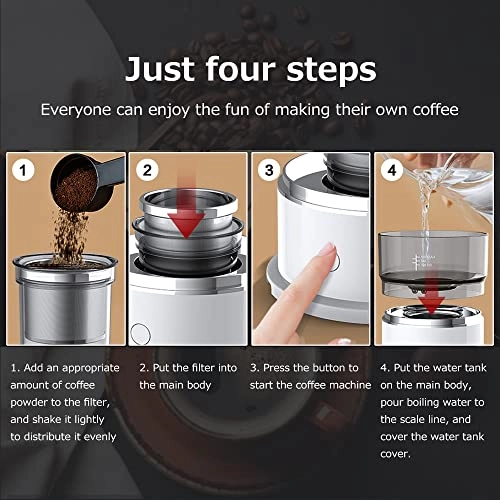 Portable Espresso Machine - Electric Tritan Water Tank