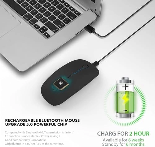 Rechargeable Wireless Mouse - Bluetooth