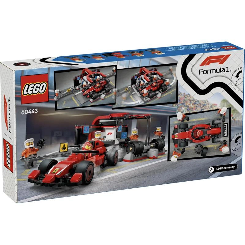 City F1 Pit Stop & Pit Crew (60443)
