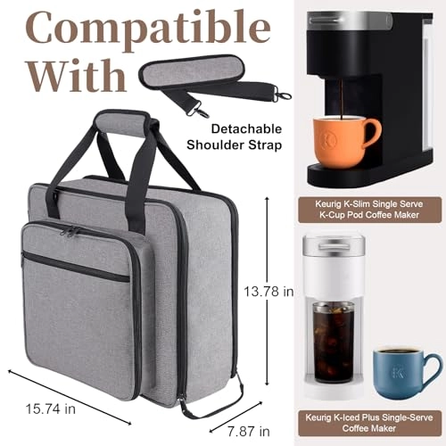 Coffee Maker Travel Bag - 2.2 Pounds Black