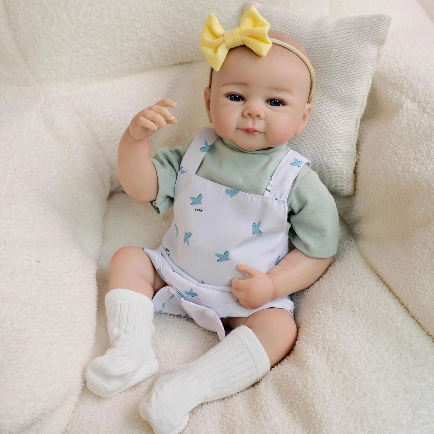 Reborn Baby Doll - 20 Inch Vinyl Girl Ages 3+