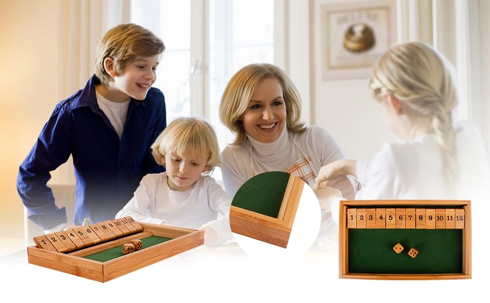Shut The Box - 3 months and up 12 pieces