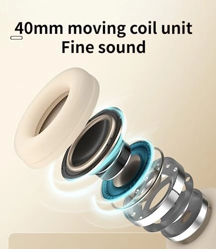 Wireless On-Ear Headphones with Purebass Sound - Wireless Headphone