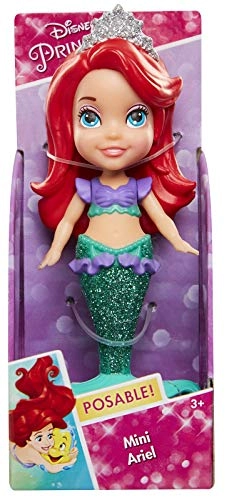 Ariel Poseable Doll - 3 inches tall Mini Toddler Ages 3+