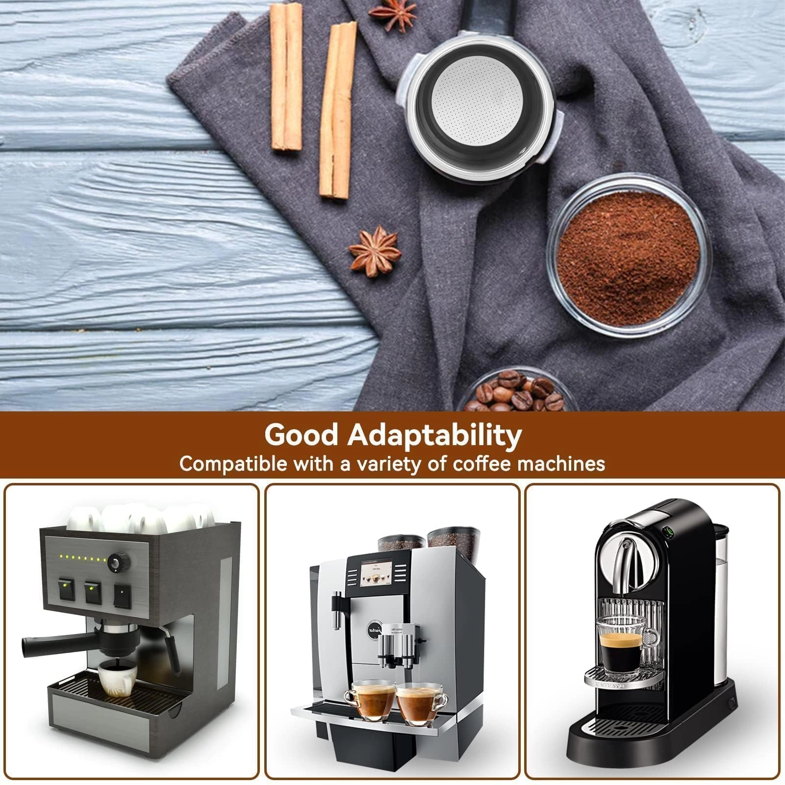 Coffee Filter - 51mm Double Layer Pressurized